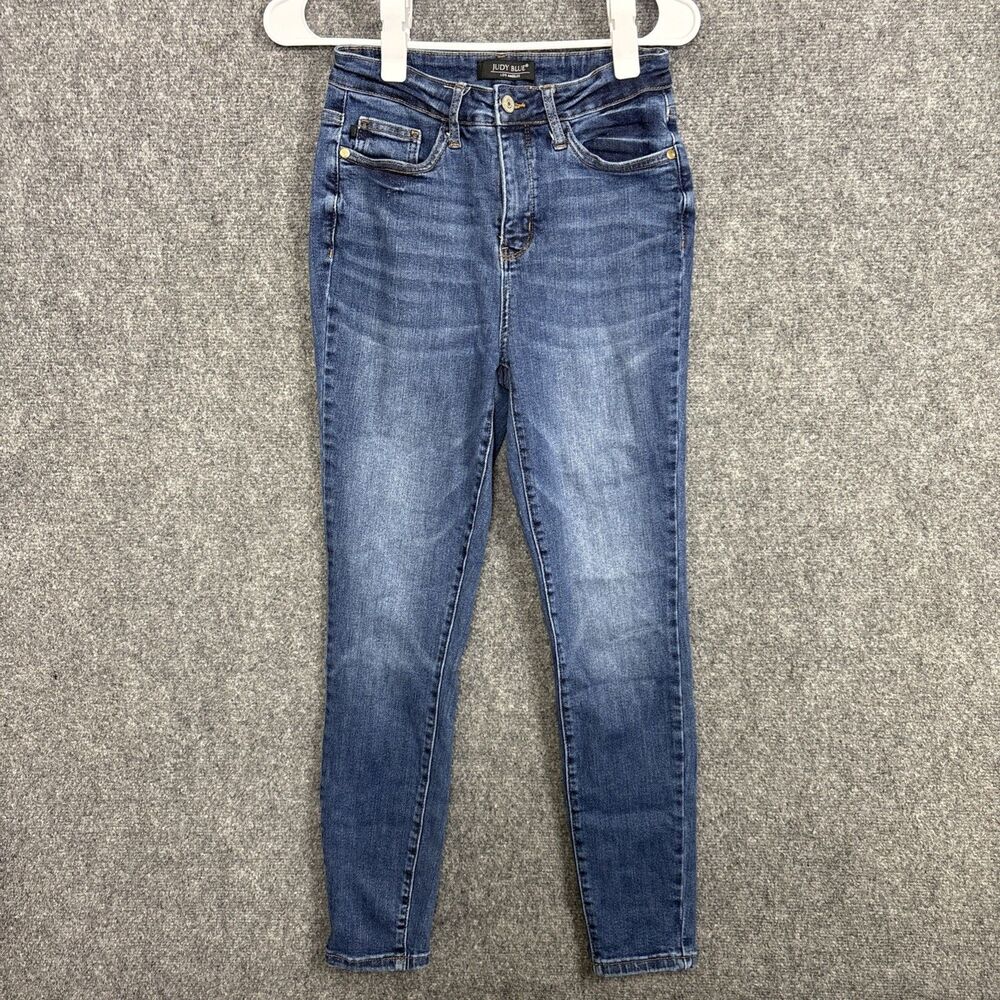 Judy Blue Jeans Womens Size 7 / 28 Blue Skinny Ankle  JB88365 Millennial